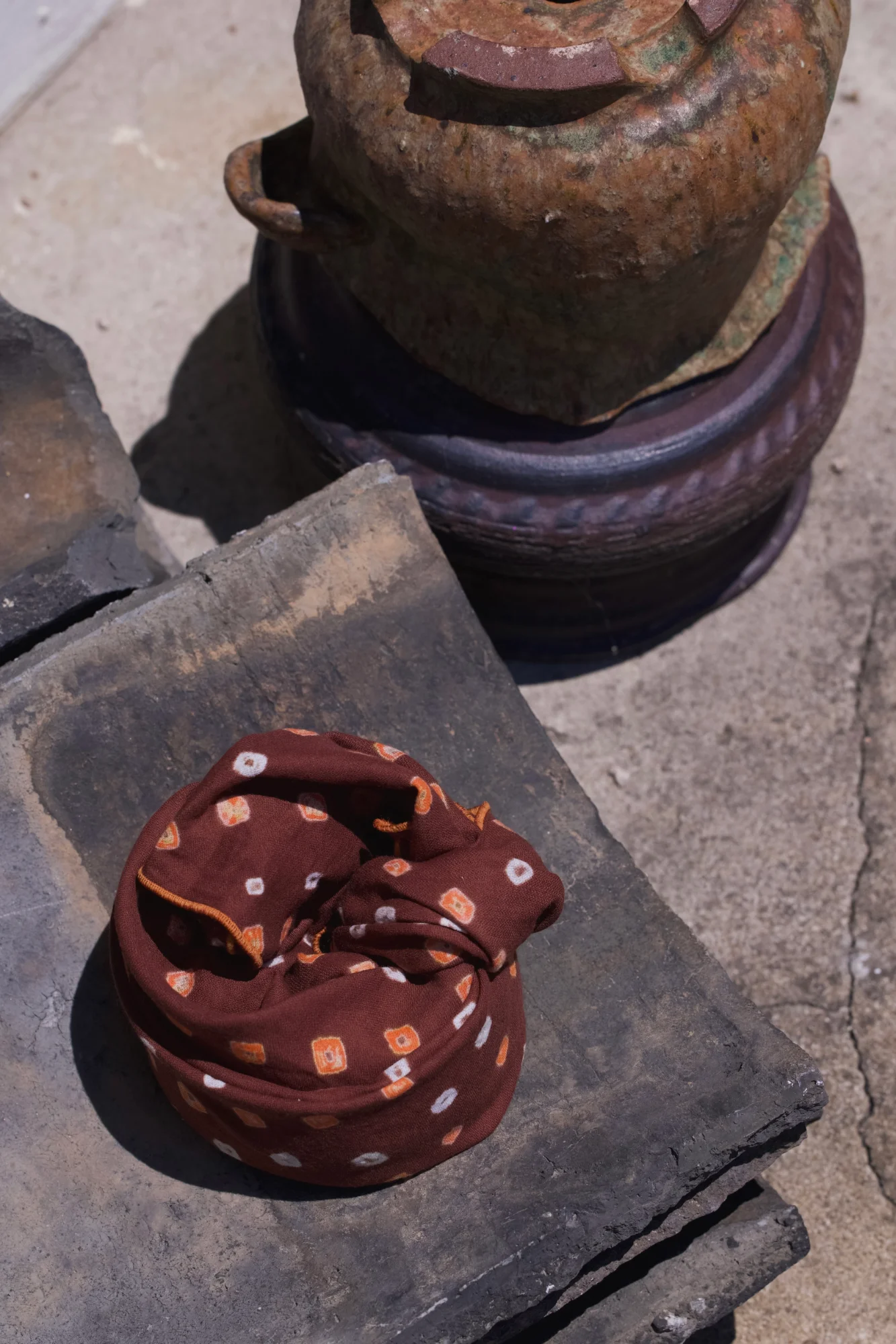 SOOM Natural-Dye Fabric tapestry & scarf -Eartha 3
