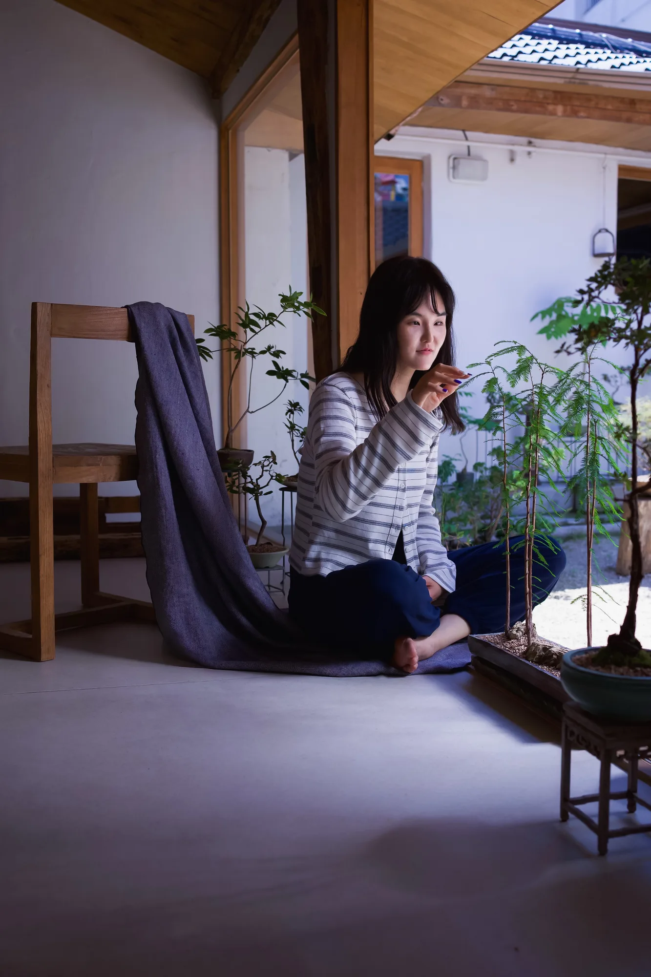 SOOM Meditation Blanket-Harringbone light 6