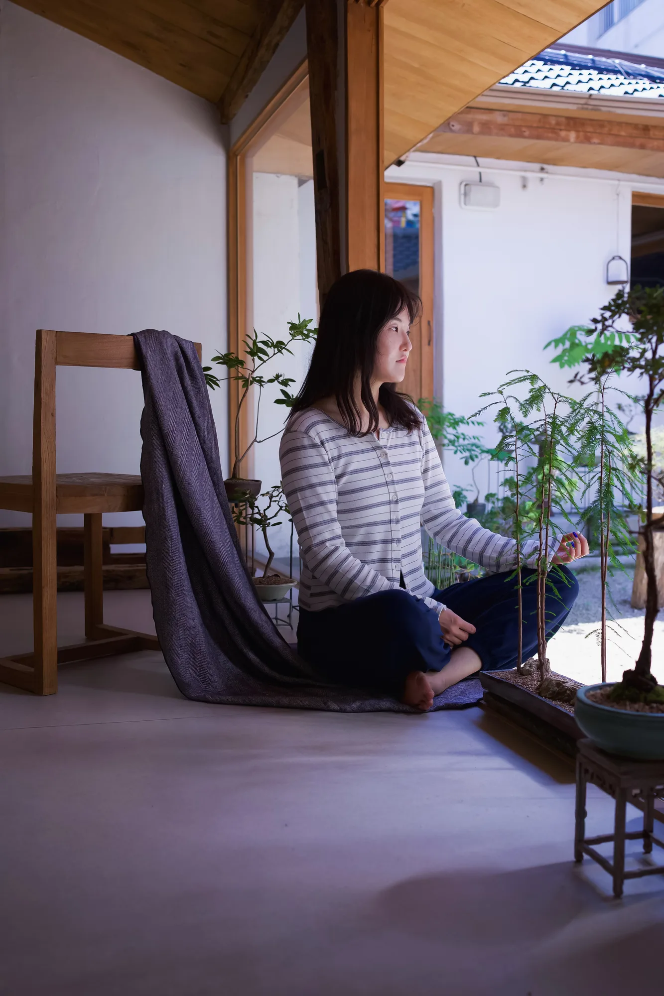 SOOM Meditation Blanket-Harringbone light 7